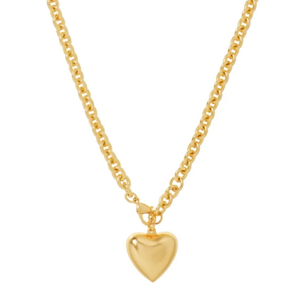 Roxanne Assoulin Gold Heart Pendant Necklace